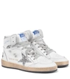 GOLDEN GOOSE SKY STAR LEATHER SNEAKERS