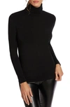 Wolford Sustainable Aurora Turtle Neck Top In Black
