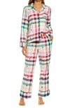 Joules Sleeptight Pajamas In Cream Multi Check