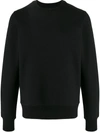 Y-3 Brushed Terry Loose-fit Crewneck Sweatshirt In Black