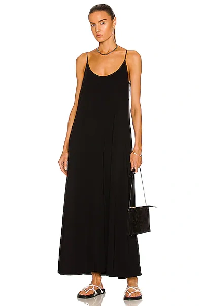 Co Open Neck Maxi-dress - Size 12 In Black