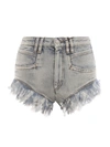 ISABEL MARANT ÉTOILE ISABEL MARANT ÉTOILE FRAYED DENIM SHORTS