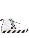 OFF-WHITE VULCANIZED MID-TOP SNEAKERS