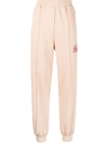 Philosophy Di Lorenzo Serafini Piped-trim Logo Track Pants In Brown
