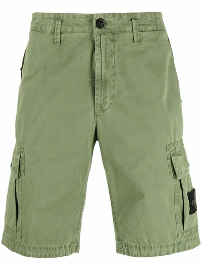 Stone Island Military Green Bermuda Shorts