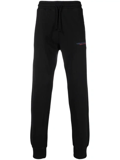Diesel Logo-print Track Pants In Black