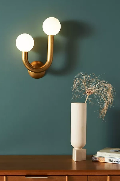Anthropologie Optimist Sconce In Brown