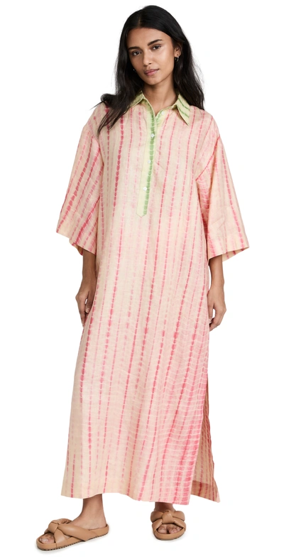 Alemais Queenie Abstract Maxi Dress In Candy