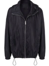Givenchy Black Windbreaker In 4g Jacquard Nylon In Schwarz