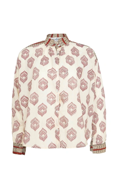 Alix Of Bohemia Women's Kiki Orchard-printed Cotton Shirt In Multi