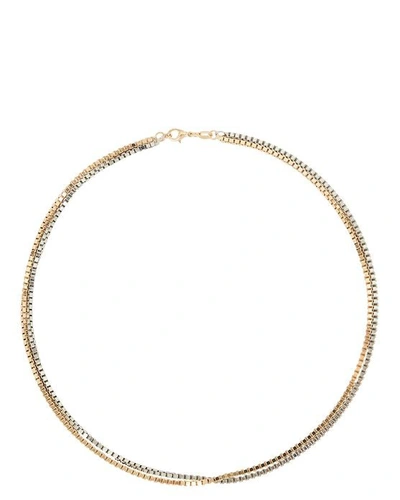 Jordan Road Jewelry Bond Two-tone Layered Chain Necklace In Multi
