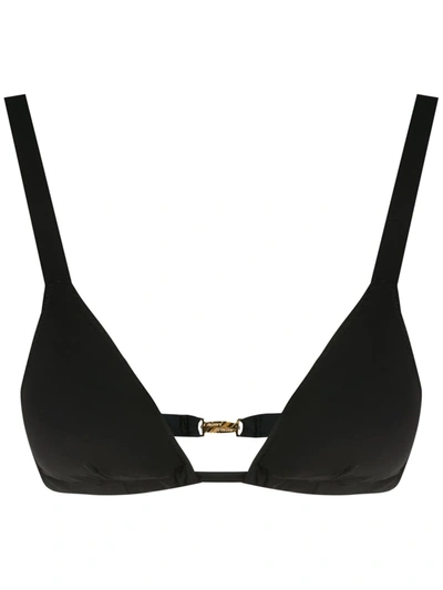 Clube Bossa Paladina Triangle-cup Bikini Top In Black