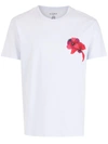 Amir Slama Floral-print Crewneck T-shirt In White