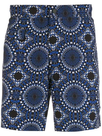 AMIR SLAMA ABSTRACT-PRINT SWIM SHORTS