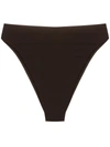 Clube Bossa Vanity High-waisted Bikini Briefs In Black