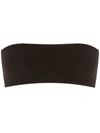 Clube Bossa Zarbo Bandeau Top In Black
