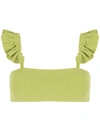 Clube Bossa Zarbo Bikini Top In Green