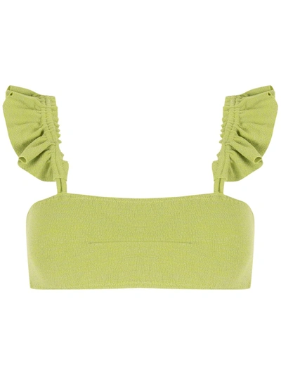 Clube Bossa Zarbo Bikini Top In Green