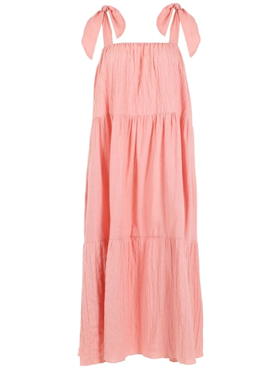 Clube Bossa Peggy Cotton Midi Dress In Pink