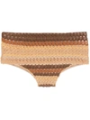 AMIR SLAMA CROCHET SWIM BRIEFS