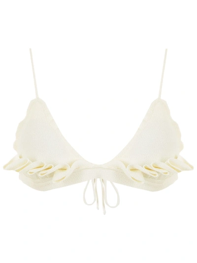 Clube Bossa Winni Bikini Top In White