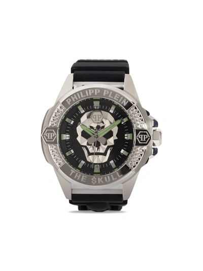 Philipp Plein The $kull Silicone Strap Watch, 44mm In Stainless Steel