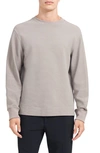 Theory Men's Studio Ottoman Meir Crewneck Sweater In Tapir