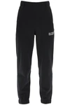 Ganni Software Isoli Tapered Track Pants In Nero