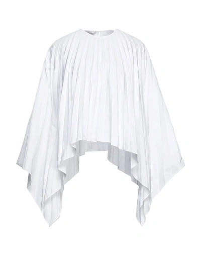 Valentino Capes & Ponchos In White