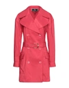 Elisabetta Franchi Overcoats In Red