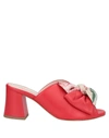 Loretta Pettinari Sandals In Red