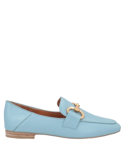 Bibi Lou Loafers In Sky Blue