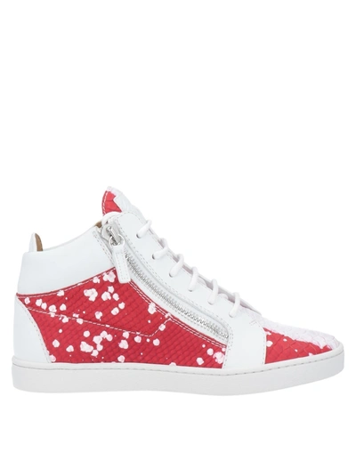 Giuseppe Zanotti Sneakers In Red