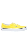 VANS VANS WOMAN SNEAKERS YELLOW SIZE 5.5 TEXTILE FIBERS