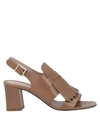 Santoni Sandals In Brown