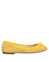 Ska Ballet Flats In Yellow
