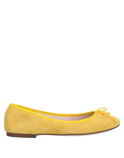 Ska Ballet Flats In Yellow