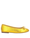 Ska Ballet Flats In Ocher