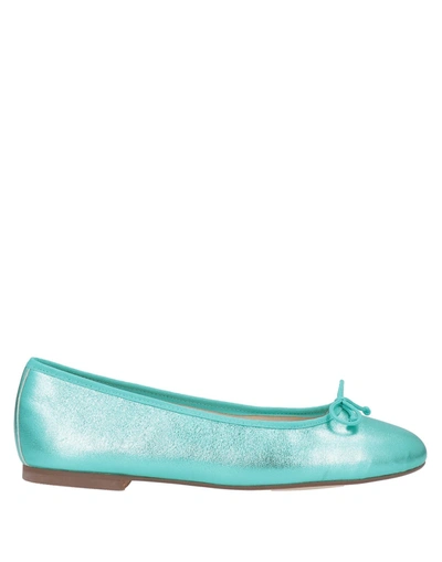 Ska Ballet Flats In Turquoise