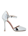 Francesco Russo Pumps In Silver