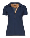 Donnavventura By Alviero Martini 1a Classe Polo Shirts In Dark Blue