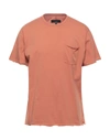 Rag & Bone T-shirts In Rust