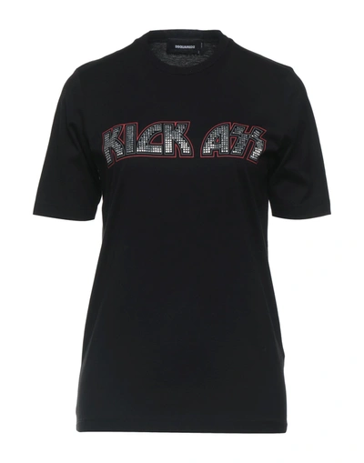Dsquared2 T-shirts In Black
