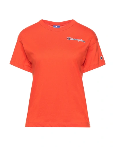 Champion T-shirts In Orange