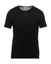 Paolo Pecora T-shirts In Black