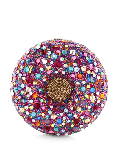 Judith Leiber Confetti Donut Clutch In Multicolor