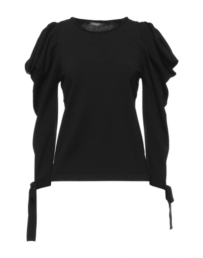Alberta Ferretti Sweaters In Black