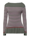 Red Valentino Sweaters In Military Green