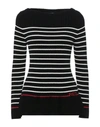 Red Valentino Sweaters In Black