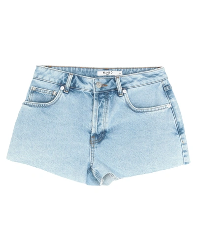 Na-kd Woman Denim Shorts Blue Size 4 Cotton